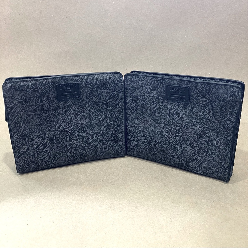 2 Liberty of London Black Paisley Exclusive British Airways Toiletry Bag NEW